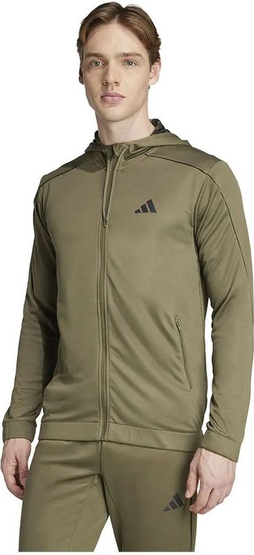 Adidas - Train Essentials Seasonals - Sweatshirt - Met Rits