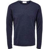 Selected Rome Knit Sweater Blauw M Man