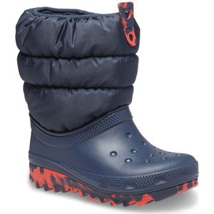Crocs Classic Neo Puff K Boots Blauw EU 30-31 Jongen
