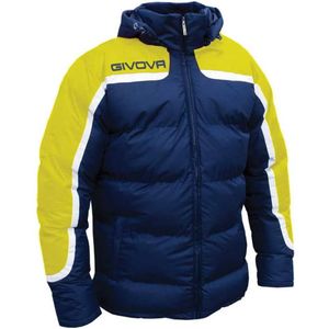Givova - Antartide - Jas - Blauw - 100% Polyester - Afneembare Capuchon