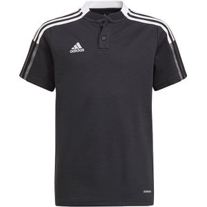 Adidas Tiro 21 Short Sleeve Polo Zwart 9-10 Years