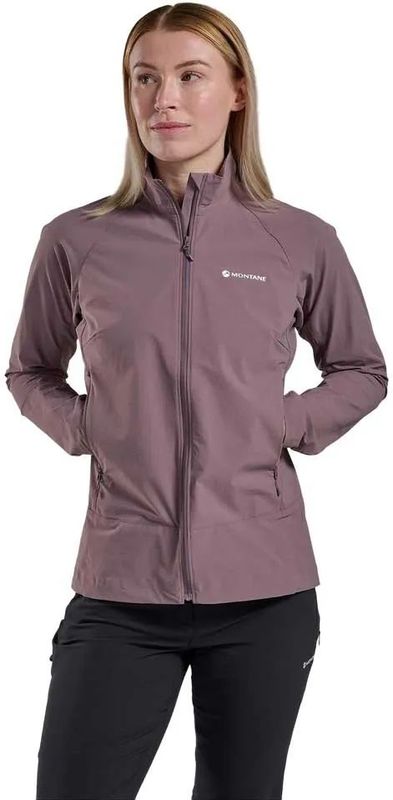 Montane F Tenacity Nano Jacket, softshelljas, dames, paars