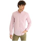 Lois - 145473915 - Linnen Overhemd - Roze - Lange Mouwen