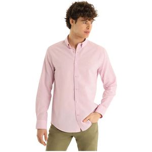 Lois - 145473915 - Linnen Overhemd - Roze - Lange Mouwen