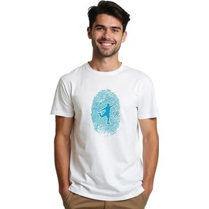 Kruskis Football Fingerprint T-shirt Met Korte Mouwen