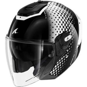 SHARK - RS Jet Stride - Motorhelm - Zwart - Thermoplastisch