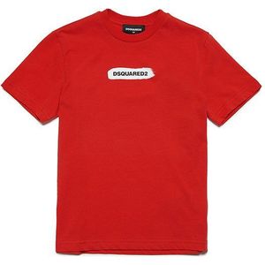 Dsquared2 Kids Relax Short Sleeve T-shirt Rood 14 Years