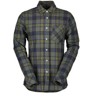 Scott Flannel Long Sleeve Shirt Groen S Man