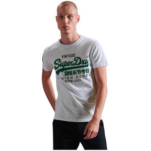 Superdry Vintage Logo Ns Short Sleeve T-shirt Wit 2XL Man