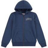 LEVI'S - Legendary Full Zip Hoodie - Marineblauw - Sweater met Capuchon