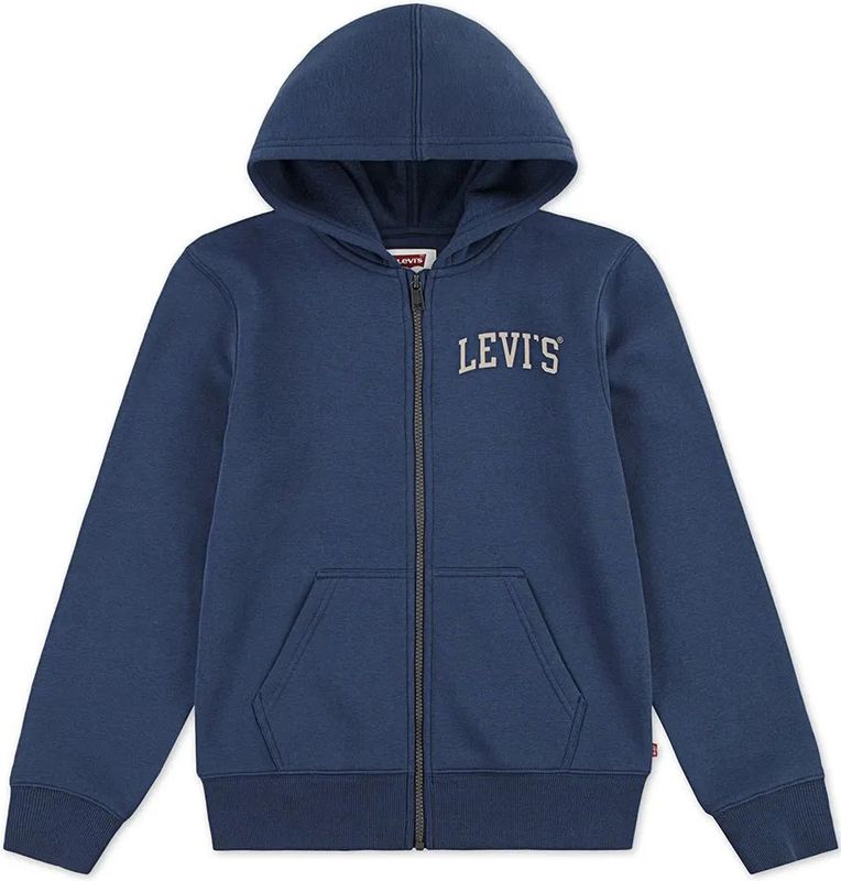 LEVI'S - Legendary Full Zip Hoodie - Marineblauw - Sweater met Capuchon