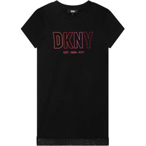 Dkny D32873 Short Dress Zwart 10 Years