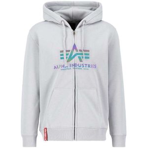 Alpha Industries Basic Full Zip Sweatshirt Wit L Man