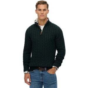 Superdry - Classic Cable - Trui - Halve Rits