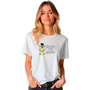 Kruskis Born To Swim T-shirt Met Korte Mouwen