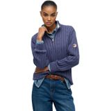 Superdry Slouchy Cable Half Rits Trui