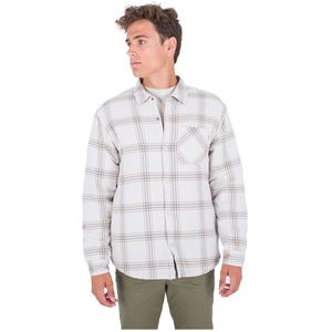 Hurley Portland Sherpa Long Sleeve Shirt Beige L Man