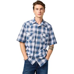 Wrangler - Western Overhemd - Geruit - Katoen - Korte Mouwen