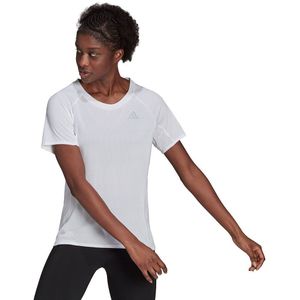 Adidas Runner Short Sleeve T-shirt Wit S Vrouw