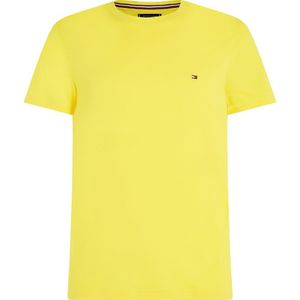 Tommy Hilfiger Stretch Slim Fit Short Sleeve T-shirt Geel XS Man