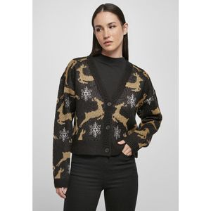 Urban Classics Oversized Christmas Sweater Zwart S Vrouw