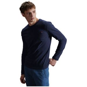 Superdry Orange Label Vintage Embroidered Long Sleeve T-shirt Blauw S Man