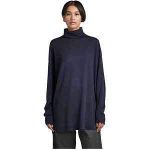 G-star D22502-b692 Loose Turtle Neck Sweater Blauw S Vrouw