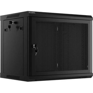 Lanberg - Wf01-6409-23b - Rackkast - 9U - Wandmontage - Staal - 60 kg