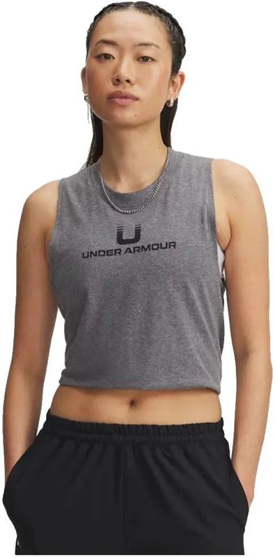 Under Armour - Varsity U - Damestanktop - Losse Pasvorm - Superzachte Stofmix van Katoen