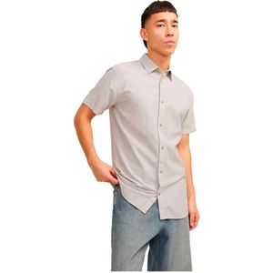 Jack & Jones Summer Linen Overhemd Met Korte Mouwen