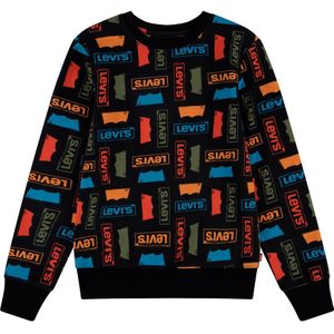 Levi´s ® Kids Logo All Over Print Sweatshirt Veelkleurig 10 Years Jongen