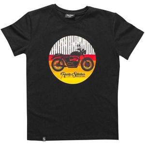 Rusty Stitches Sunset T-shirt Met Korte Mouwen