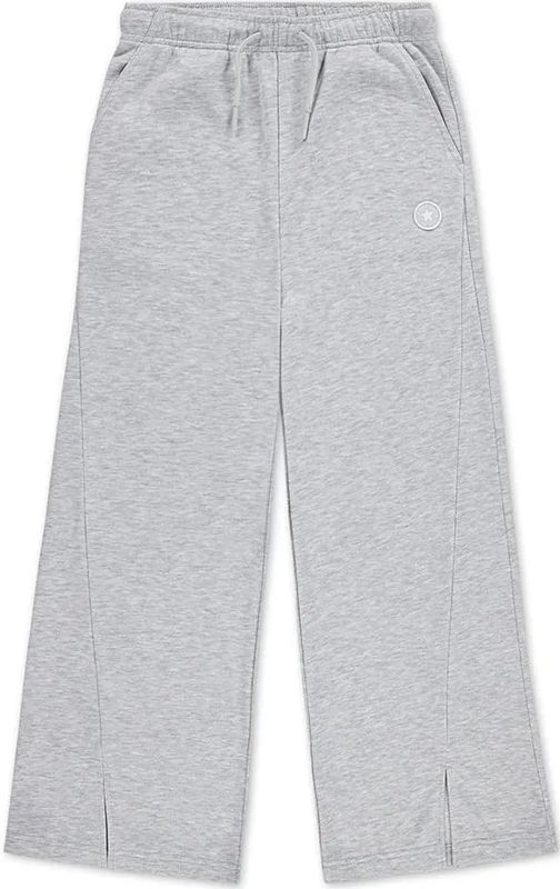 CONVERSE - Broek - Grijs - Sweatstof - Wide Leg