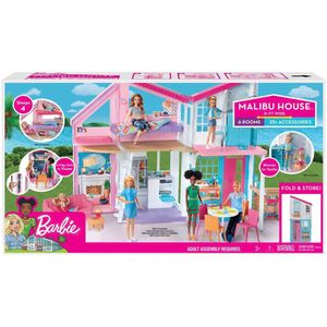 Barbie Malibu House 2 Story 6 Roomhouse Veelkleurig