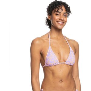 Roxy Hawaiian Heat Elong Tri Top Bikini Top Oranje L Vrouw