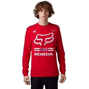 Fox Racing Lfs X Honda Long Sleeve T-shirt Rood M Man