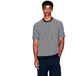 A|X Armani Exchange - XM001083AF15917FB101 - T-shirt - Marineblauw - Katoen - Korte Mouwen