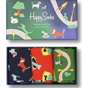 Happy Socks Puppy Dog Sokken 3 Paren