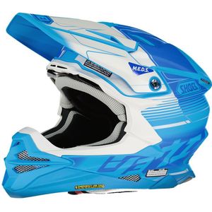 Shoei - VFX-WR Zinger TC2 - Offroadhelm - Lichtblauw en Wit