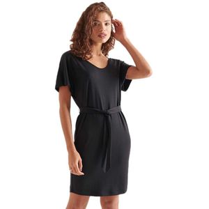 Superdry The Waist Mini Short Dress Zwart XS Vrouw