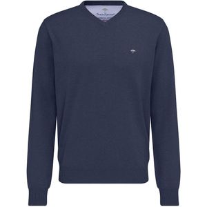Fynch Hatton Sfpk211 V Neck Sweater Blauw 4XL Man