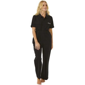 Rip Curl Holiday Boilersuit Coveral Jumpsuit Zwart M Vrouw