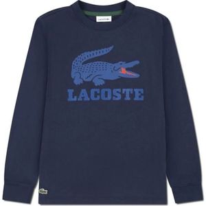 Lacoste Kids Logo Graphic Core T-shirt Met Lange Mouwen