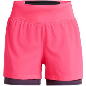 Under Armour Run Stamina 2-in-1 Shorts Roze S Vrouw