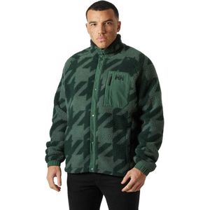 Helly Hansen - Panorama Pile Snap - Geprinte Trainingsjack - Zwart