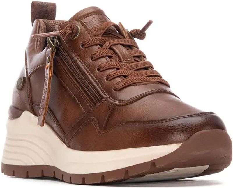 Refresh - 17293802-CAMEL - Casual Schoenen - Bruin - Veters en Ritssluiting