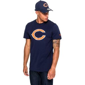 New Era Chicago Bears Team Logo Short Sleeve T-shirt Blauw XS-S Man