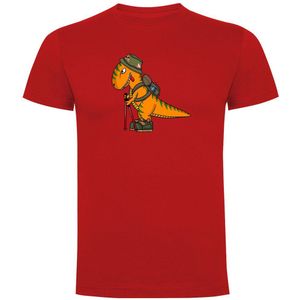 Kruskis Dino Trek Short Sleeve T-shirt Rood M Man