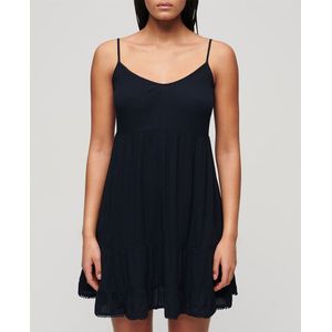 Superdry Beach Sleeveless Short Dress Zwart XL Vrouw