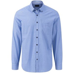 Fynch Hatton 14028040 Long Sleeve Shirt Blauw 2XL Man